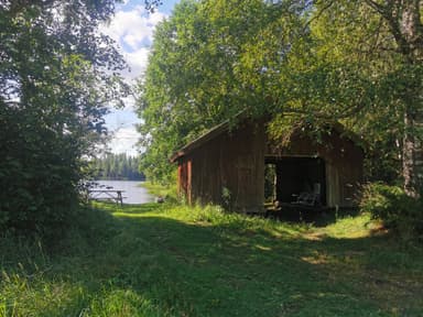 The windshelter at Korslång Smedja