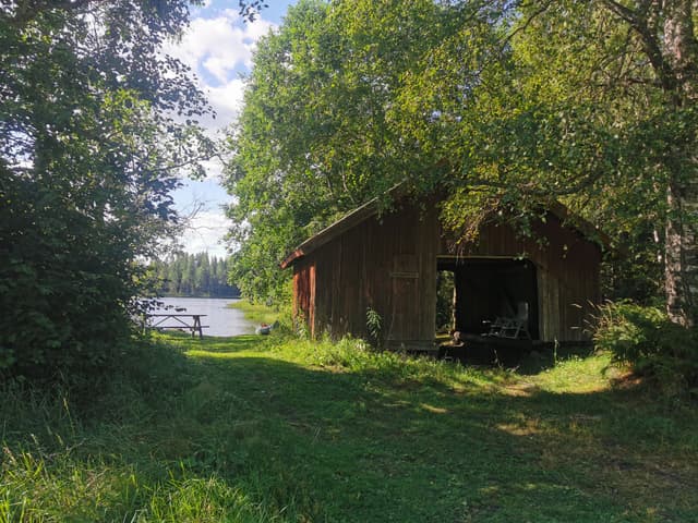 The windshelter at Korslång Smedja