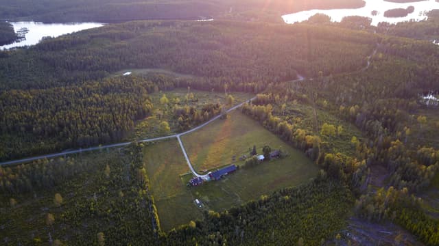Drone view of Bear Hill Ranch