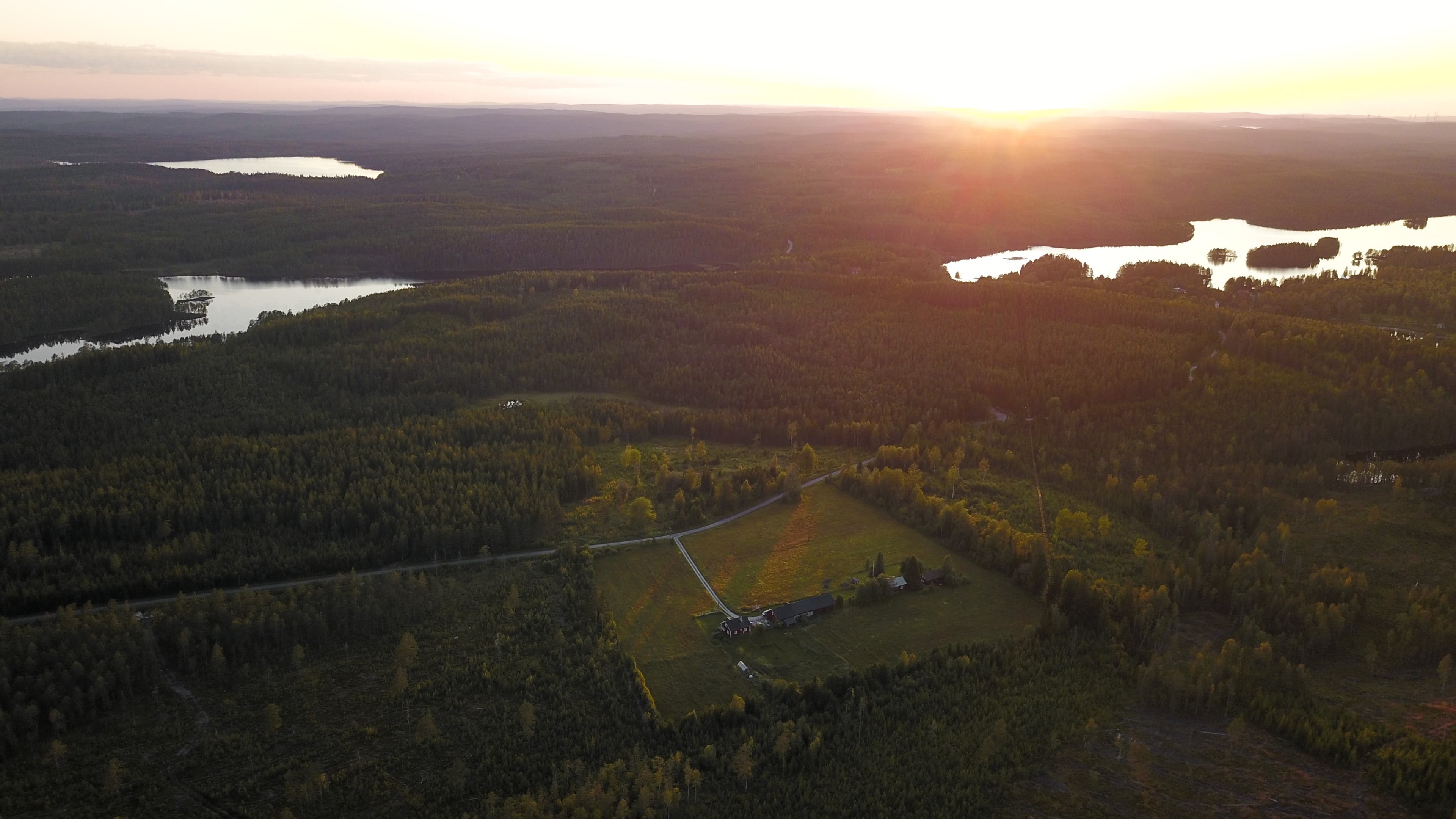 View of lakes from Bear Hill Ranch